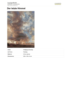 Der letzte Himmel