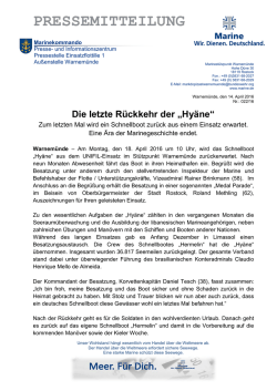 PRESSEMITTEILUNG