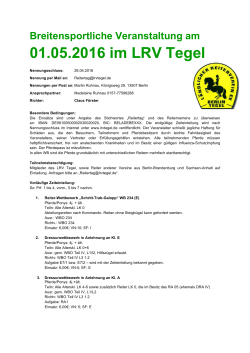 Ausschreibung