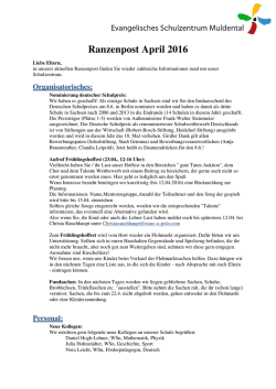 Jahresplan - aktueller Monat