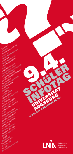 Internet - Universit&auml;t Augsburg