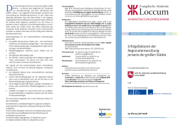 Programm und Anmeldung  - Evangelische Akademie Loccum