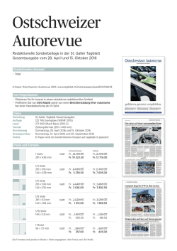 Ostschweizer Autorevue
