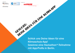Ideenaufruf f&uuml;r Sch&uuml;ler zum