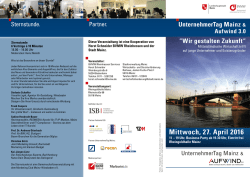 Programm-Flyer - Aufwind Mainz