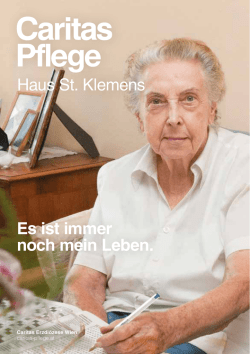 Infofolder Haus St. Klemens