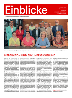 integration und zukunftssicherung - DIE LINKE. Teltow