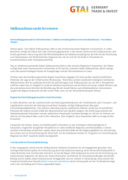 GTAI - Suche - Germany Trade & Invest