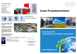 Gram Produktsortiment