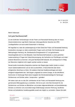 Es gilt das gesprochene Wort