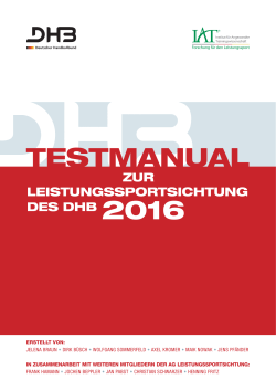 testmanual - Deutscher Handballbund