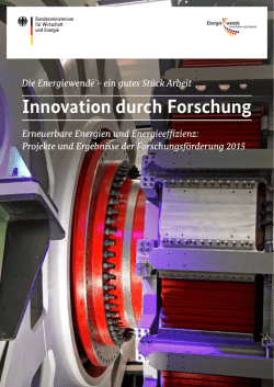 Innovation durch Forschung Innovation