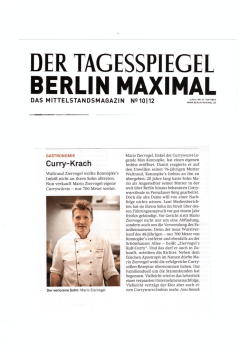 Der Tagesspiegel - Ziervogel`s Kult