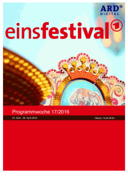 Programmwoche 17/2016