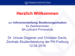 Herzlich Willkommen zur Stundenplaneinf&uuml;hrung der Zentralen