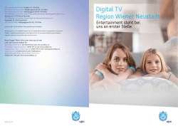 Digital TV Region Wiener Neustadt