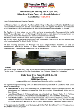 Bilster Berg 30.04.2016 - Infos, Regeln, Preise