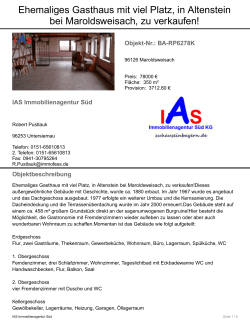 Expos&eacute; als PDF - IAS Immobilienagentur S&uuml;d