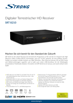 Digitaler Terrestrischer HD Receiver