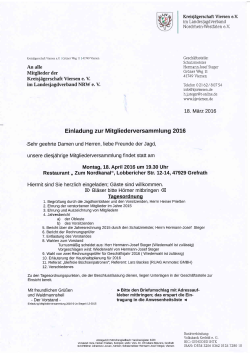 Einladung als PDF - Kreisjägerschaft Viersen eV
