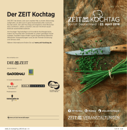 Programm herunterladen - Slow Food Deutschland eV