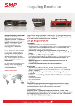 Design Engineer (w/m)