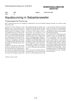 Aquabouncing in Sebastiansweiler
