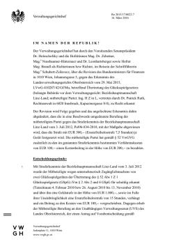 IM NAMEN DER REPUBLIK!