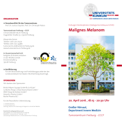 Malignes Melanom - Universitätsklinikum Freiburg