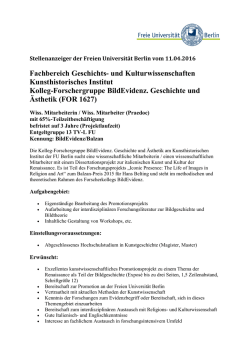 Doktorandenstelle  - Kolleg