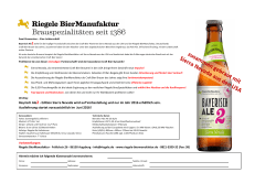 Bayerisch Ale – Edition Sierra Nevada
