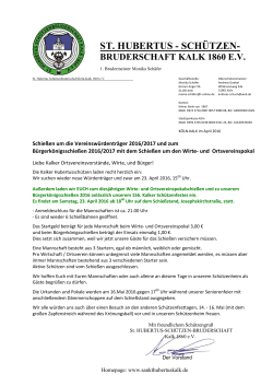 st. hubertus - schützen - SBSV 8 Köln-Kalk