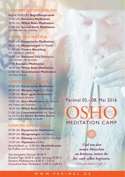 MeDitation CaMP