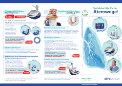 Atemwege! - MPV MEDICAL GmbH
