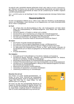 Hausverwalter/in