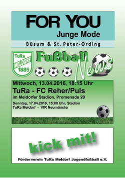 FC Reher/Puls - TuRa Meldorf