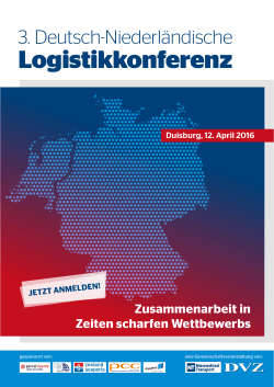 3. Deutsch-Niederländische Logistikkonferenz