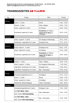 Info - Shukokai Karate Do Z&uuml;rich