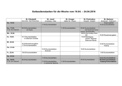Pfarrbrief St. Barbara Wellendorf Hilter am Teutoburger Wald