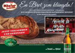 JETZT TEILNEHMEN UND GEWINNEN!