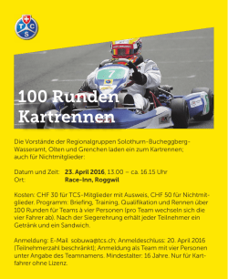 siehe Ausschreibung