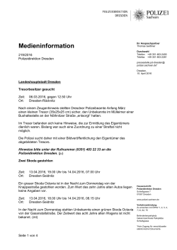 Medieninformation [Download *, 92.27 KB]