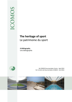 Bibliography -The heritage of sport