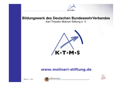 aktuelle PDF-Präsentation - Karl-Theodor-Molinari