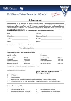 Ja Nein - FV Blau