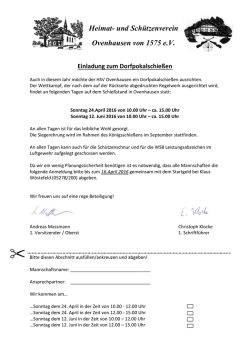 Heimat- und Sch&uuml;tzenverein Ovenhausen, Heiligenbergstr
