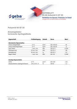 Gebamid A PA 66 GF 50% - geba Kunststoffcompounds GmbH