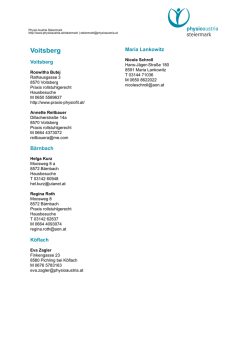 Voitsberg - Physio Austria
