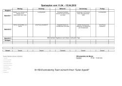Mensa-Speiseplan - Rurtal
