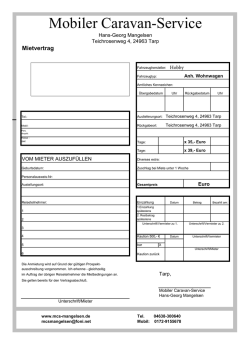 Mobiler Caravan-Service - MCS